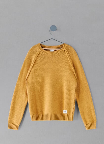 REGULAR FIT CREW NECK KNIT JUMPER