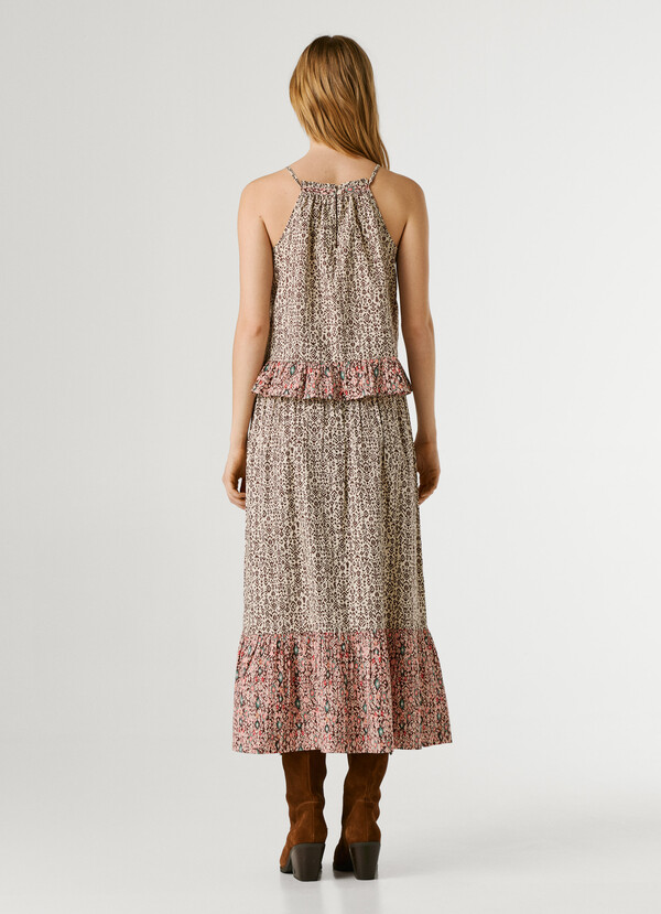 POPLIN HALTER NECK BLOUSE