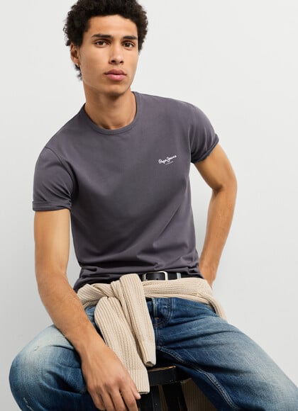 SLIM FIT LOGO PRINT T-SHIRT