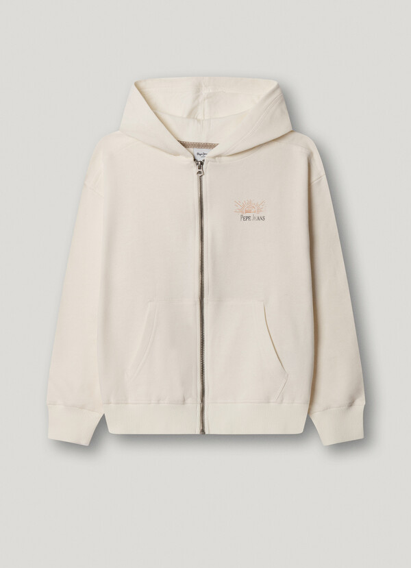 RELAXED FIT FULL ZIP HOODIE