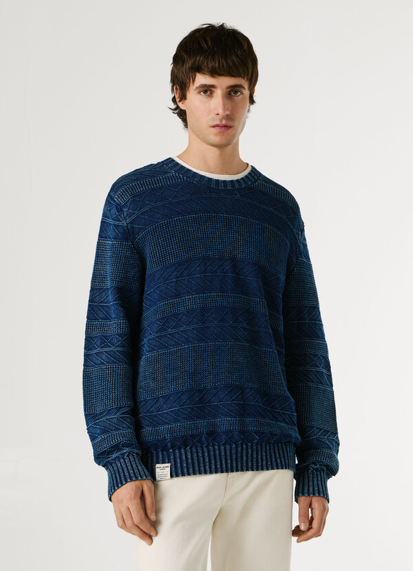 CREW NECK KNIT JUMPER