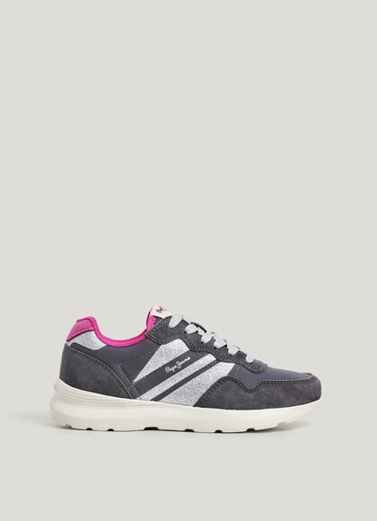 COMBINED GLITTER DETAIL TRAINERS