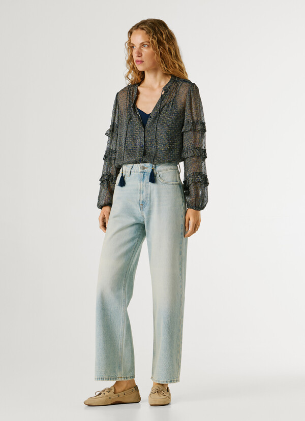 LEXA- HIGH-RISE STRAIGHT FIT JEANS