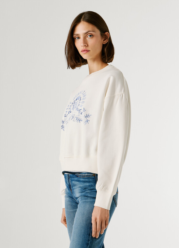 CREW NECK LOGO SWEATSHIRT