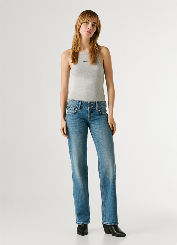 LOW-RISE STRAIGHT FIT JEANS - VENUS