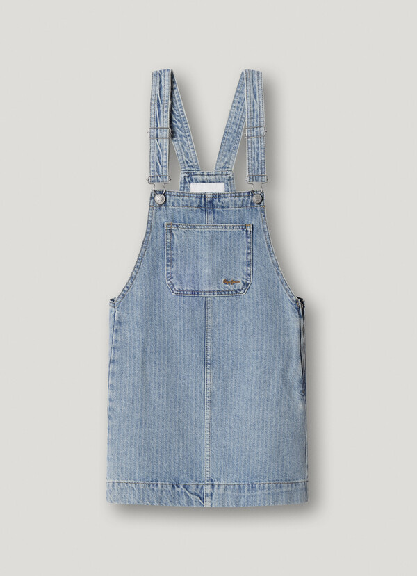 REGULAR FIT DENIM MINI DRESS
