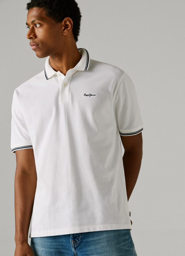 REGULAR FIT PIQU&Eacute; POLO
