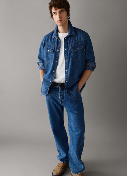 REGULAR FIT DENIM SHIRT