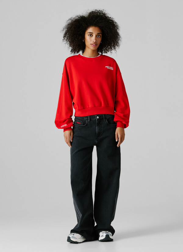REGULAR FIT CREW NECK SWEATSHIRT
