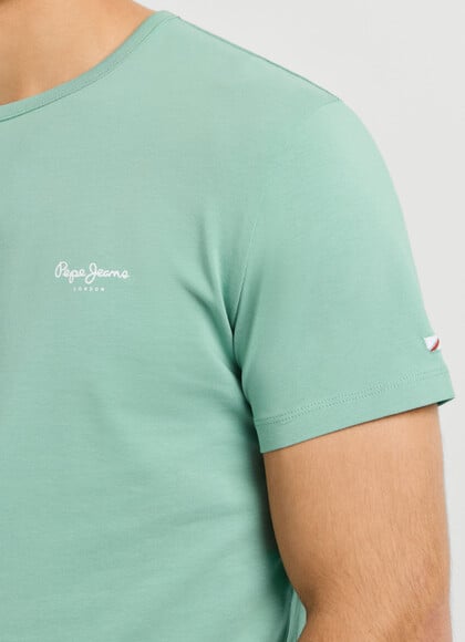 SLIM FIT LOGO PRINT T-SHIRT