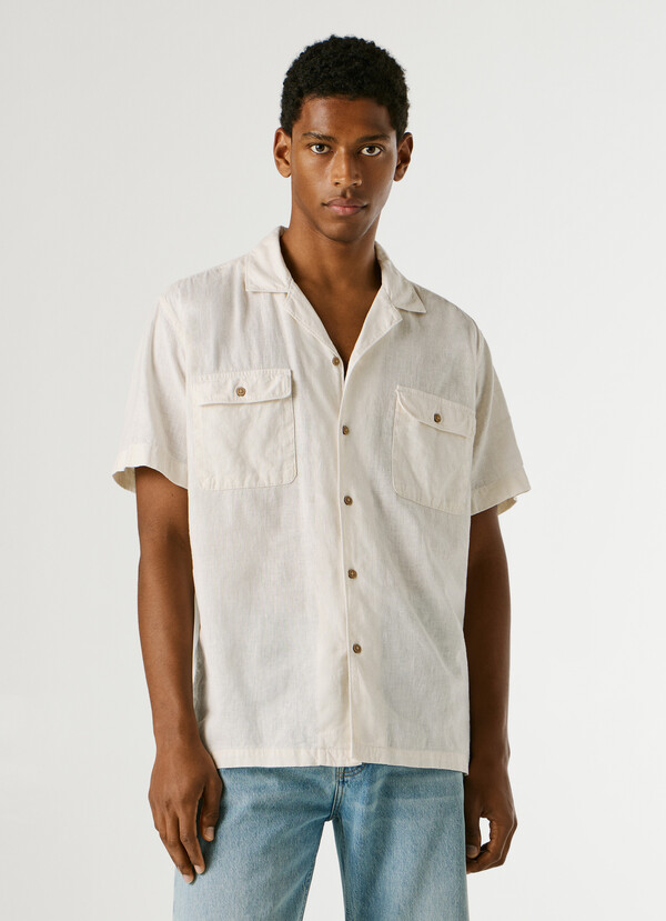 SHIRT WITH CUBAN COLLAR