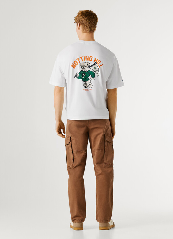 WIDE FIT BACK PRINT T-SHIRT