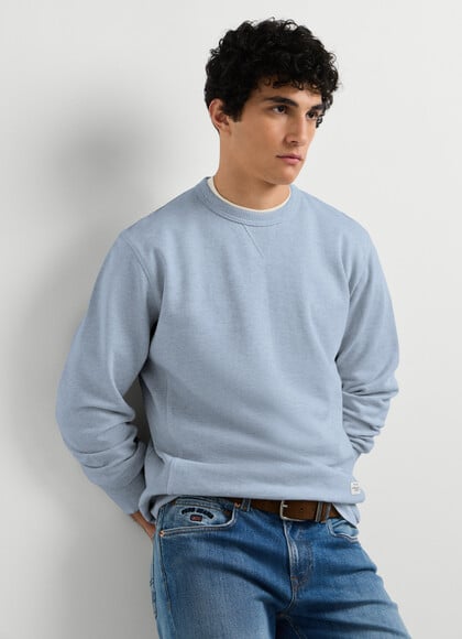 REGULAR FIT CREW NECK SWEATSHIRT