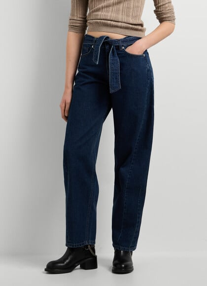 BOW - MID-RISE LOOSE FIT JEANS