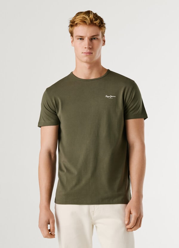 SLIM FIT LOGO PRINT T-SHIRT