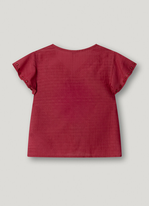 BLOUSE FLUIDE AVEC D&Eacute;TAILS AJOUR&Eacute;S