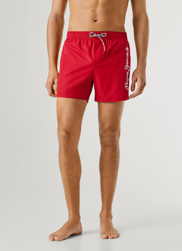 PRINTED LOGO SWIM SHORTS