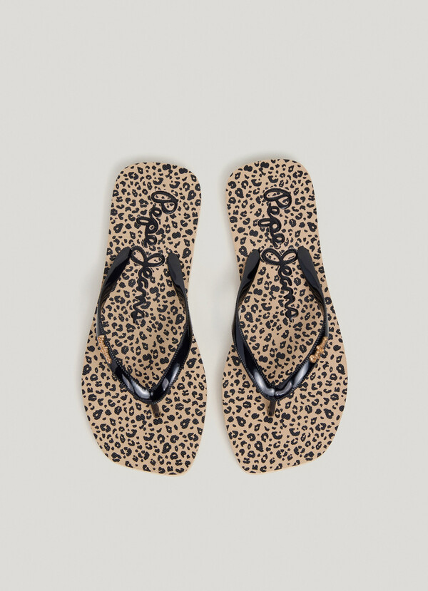 CHINELOS DE PRAIA ANIMAL PRINT