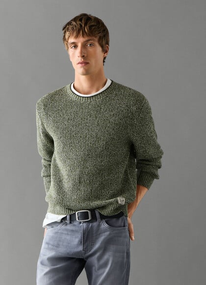 REGULAR FIT CREW NECK KNIT JUMPER