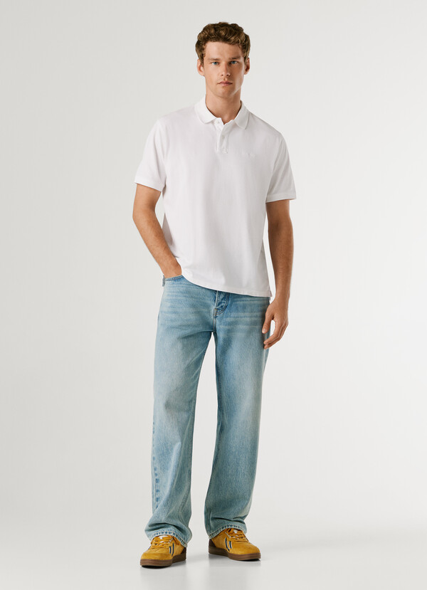 GARMENT DYED PIQUE POLO SHIRT
