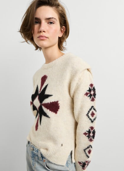 CREW NECK KNIT JUMPER