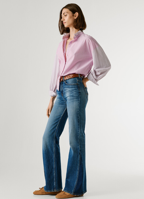 HIGH-RISE FLARE FIT JEANS - WILLA