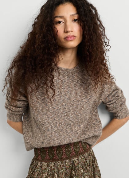 CREW NECK KNIT JUMPER