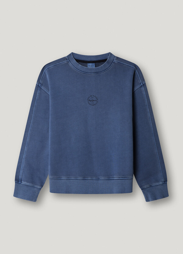 RELAXED FIT CREW NECK SWEATSHIRT
