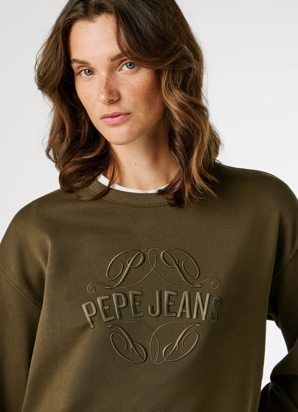 CREW NECK LOGO SWEATSHIRT