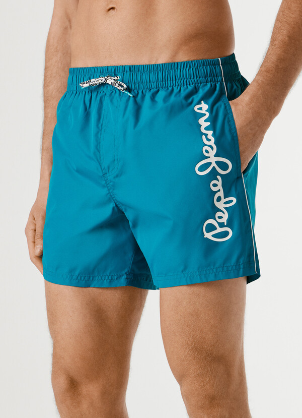 PRINTED LOGO SWIM SHORTS