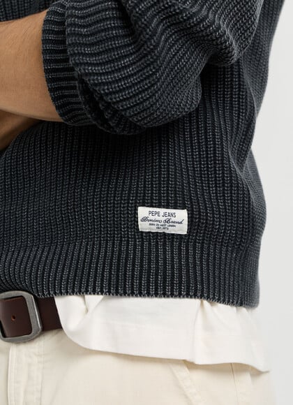 REGULAR FIT CREW NECK KNIT JUMPER