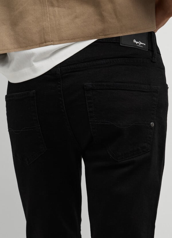 FINSBURY - SKINNY FIT MID-RISE JEANS