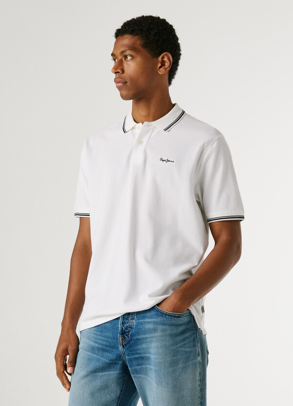 REGULAR FIT PIQU&Eacute; POLO