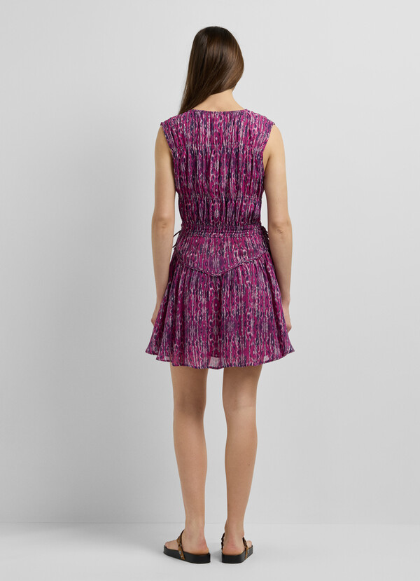 ABSTRACT PRINT MINI DRESS