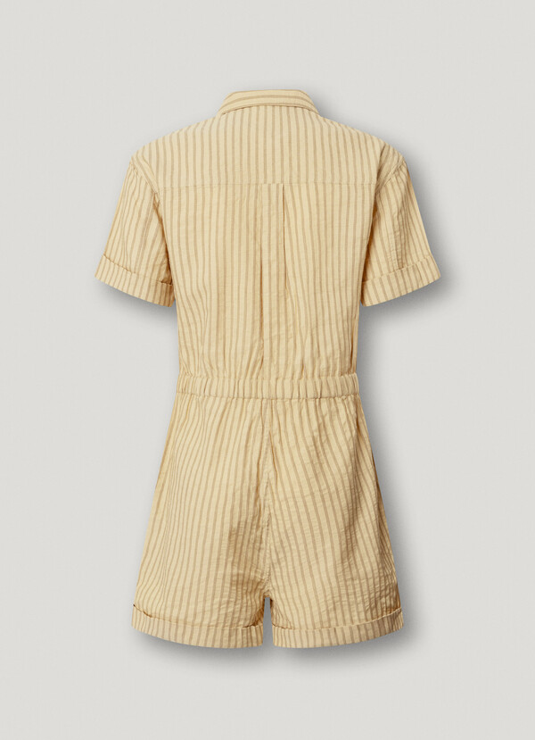 STRIPED MINI JUMPSUIT