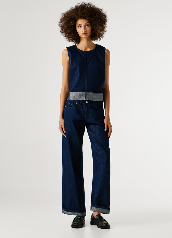 HIGH-RISE WIDE FIT JEANS - LINA