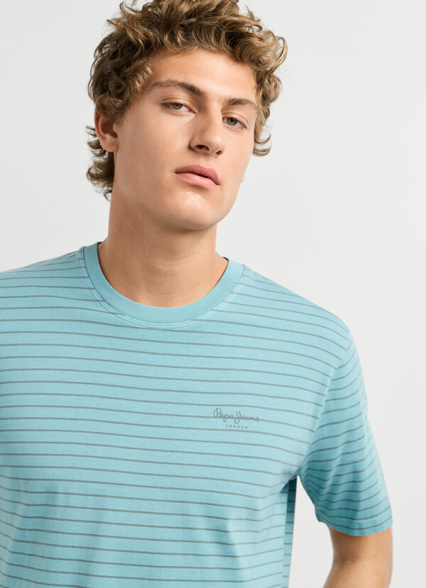 REGULAR FIT STRIPED T-SHIRT