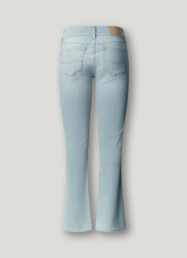 PIMLICO- LOW-RISE FLARE FIT JEANS