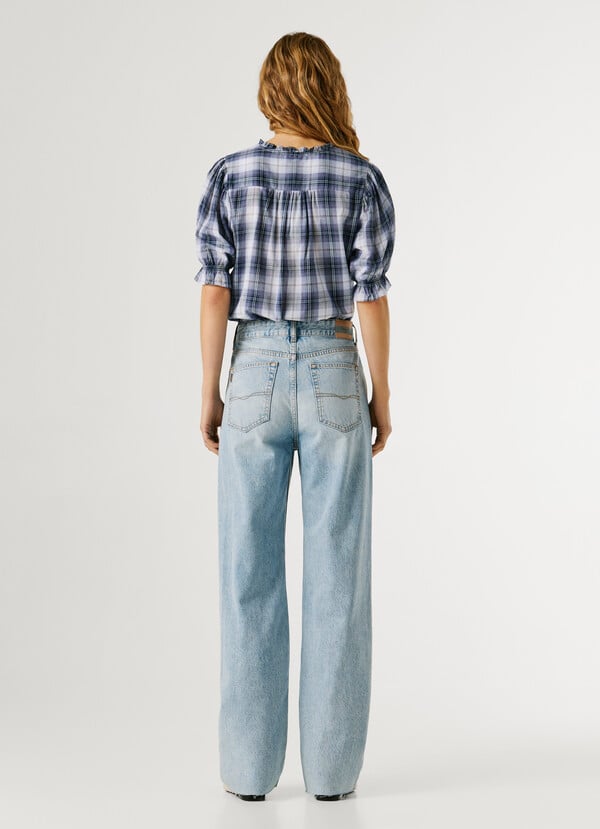 HIGH-RISE STRAIGHT FIT JEANS - EDEN