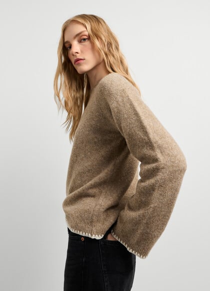 CREW NECK KNIT JUMPER