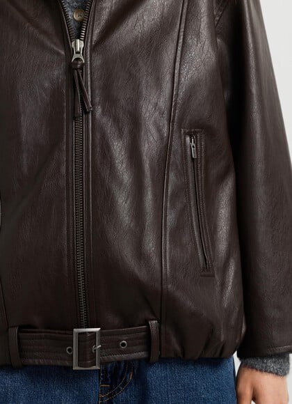 LEATHER EFFECT JACKET