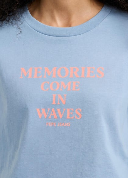 PRINTED TEXT T-SHIRT