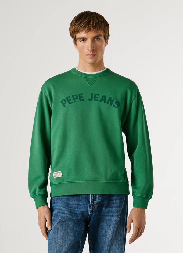 CREW NECK LOGO SWEATSHIRT