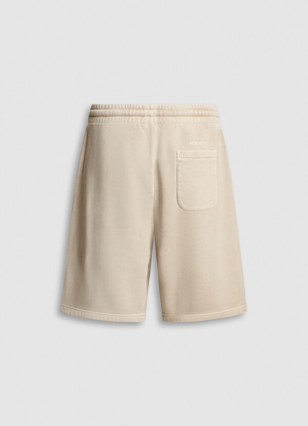RELAXED FIT FLEECE BERMUDA SHORTS