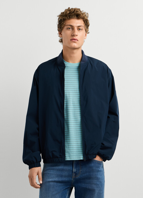 ZIP CLOSURE BOMBER JACKET