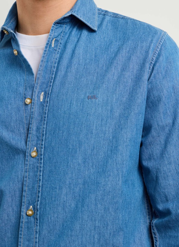 SLIM FIT DENIM SHIRT