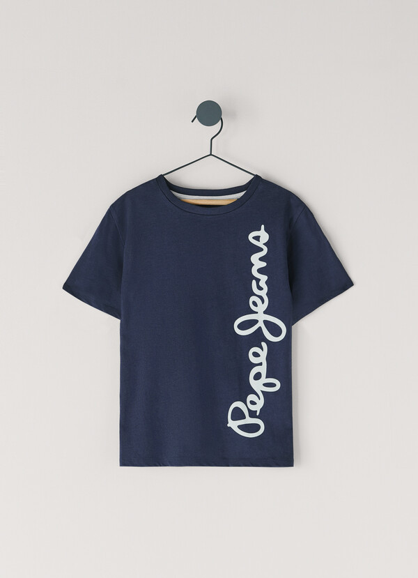 T-SHIRT COUPE REGULAR AVEC LOGO IMPRIM&Eacute;