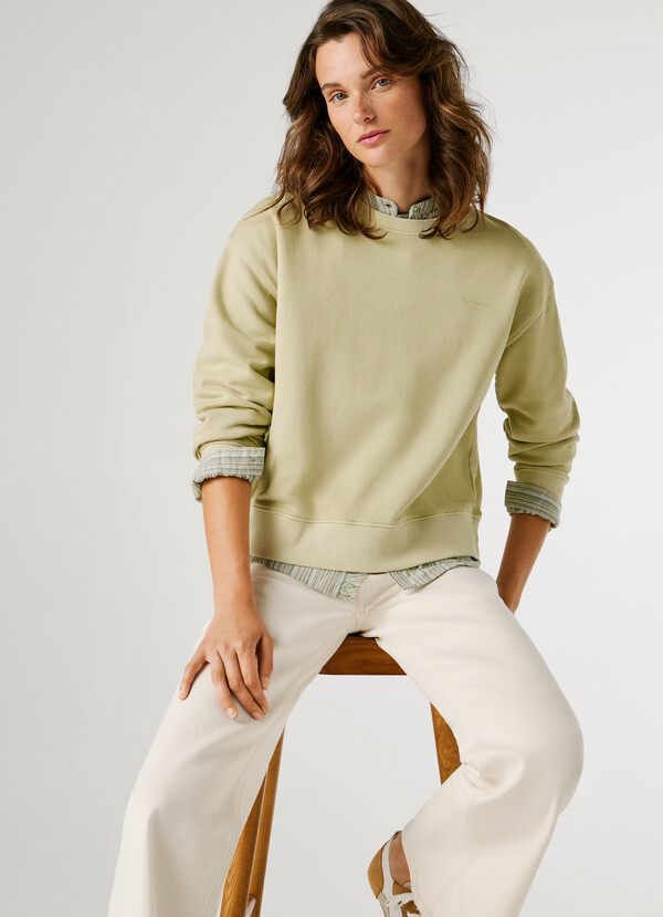 CREW NECK LOGO SWEATSHIRT