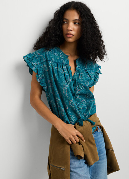 SLEEVELESS FLUID BLOUSE