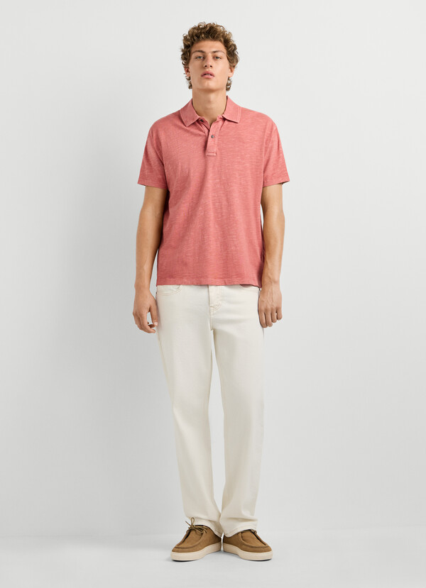 GARMENT DYED REGULAR FIT POLO